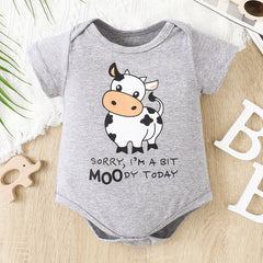 Cow Sorry I'm A Bit Moody Today Onesie