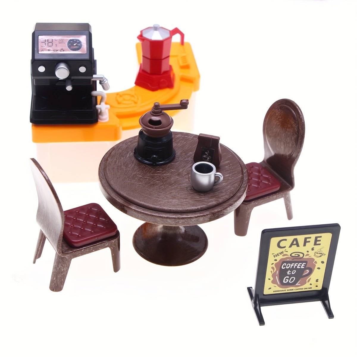 Dollhouse Coffee Series Model OB11 Micro Scene Props Accessories