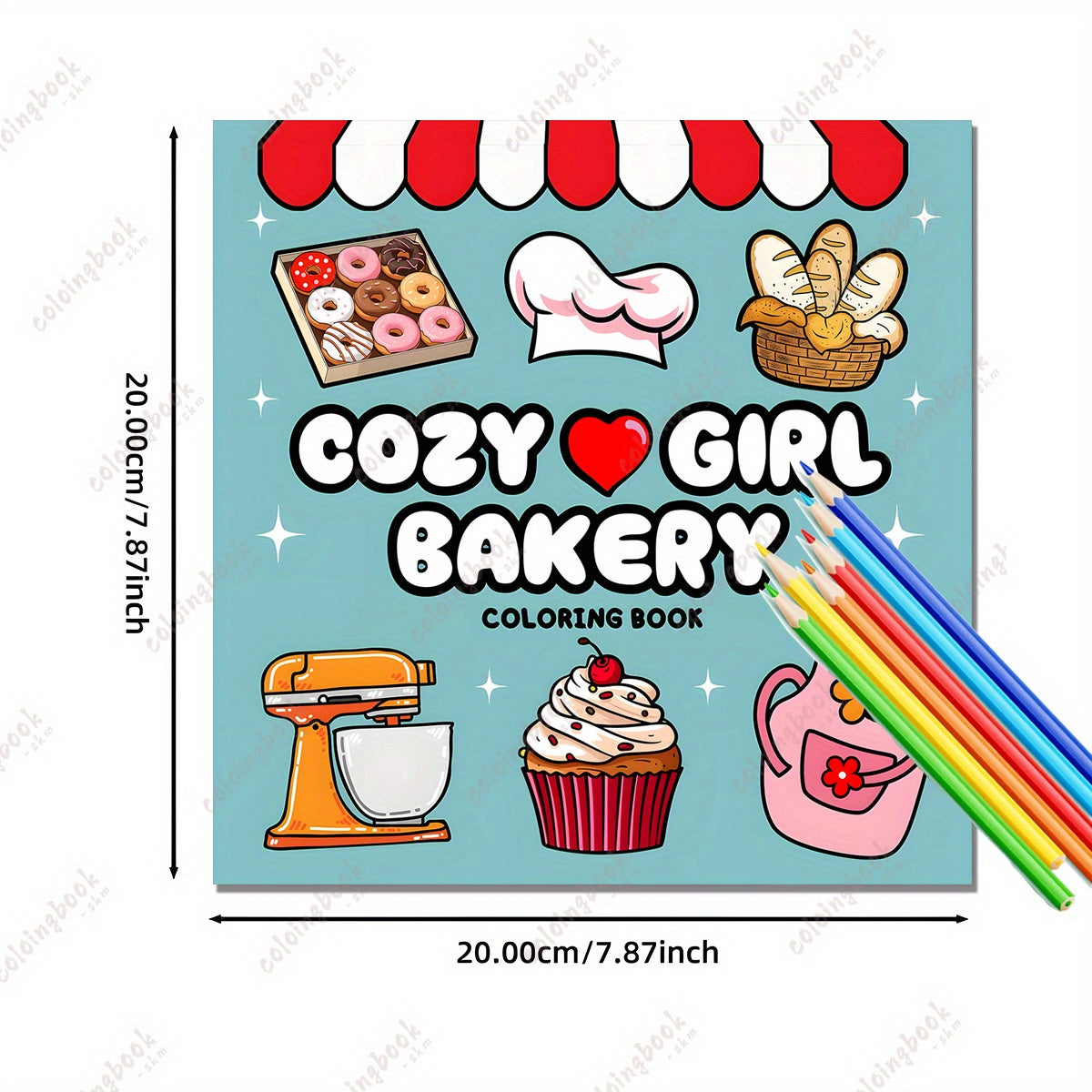 Deluxe Bread Drawing Coloring Book, 22 Pages