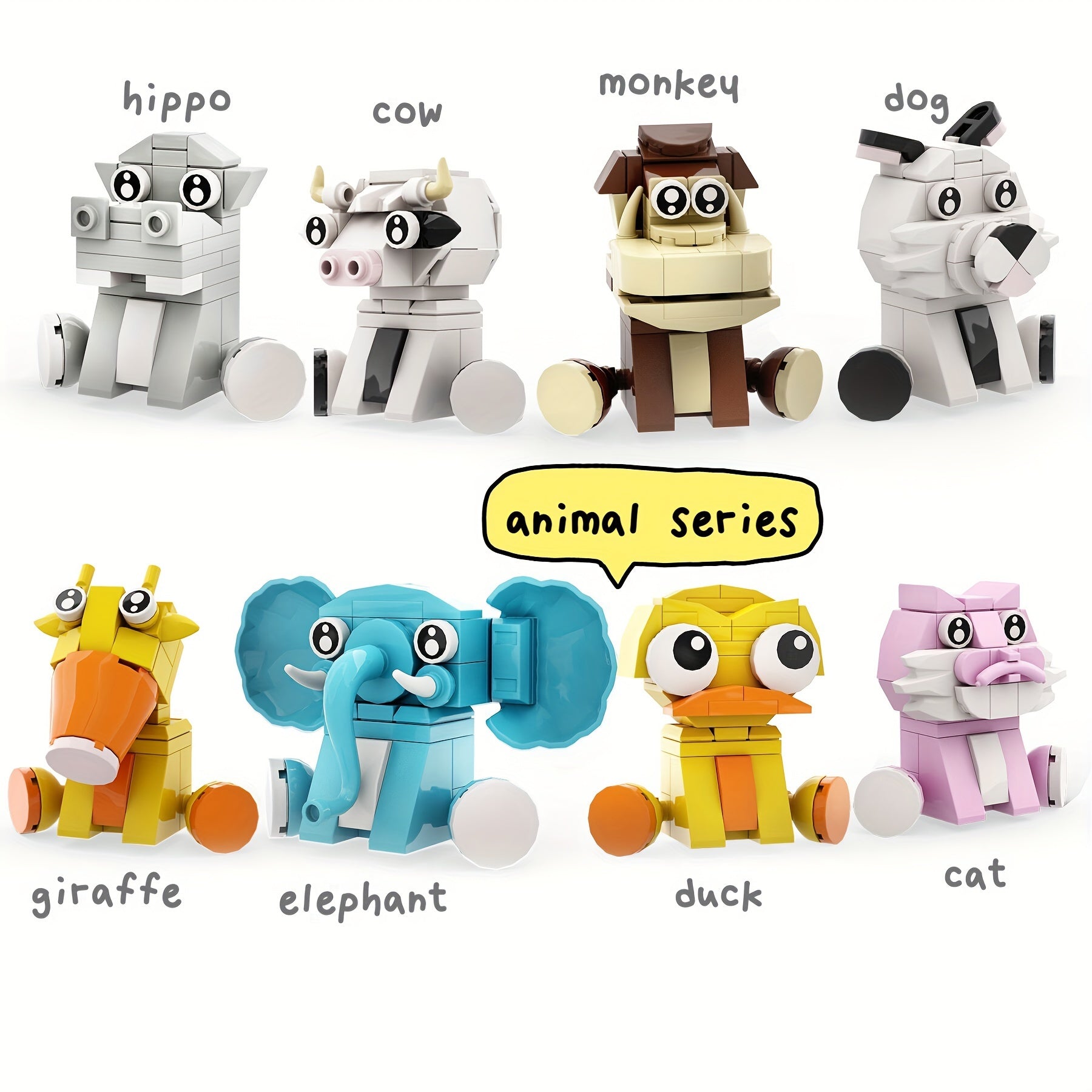 Animal Series Building Blocks Set - Classroom Rewards
