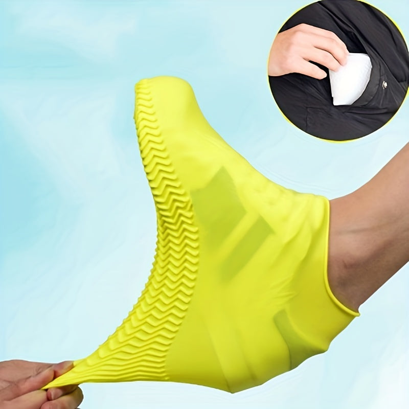 Silicone Waterproof Shoe Cover Reusable Dust Proof Foot Protection