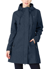 Women's Softshell Fleece Lined Hooded Jacket