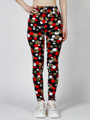 Floral Printed High Waist Leggings for Women