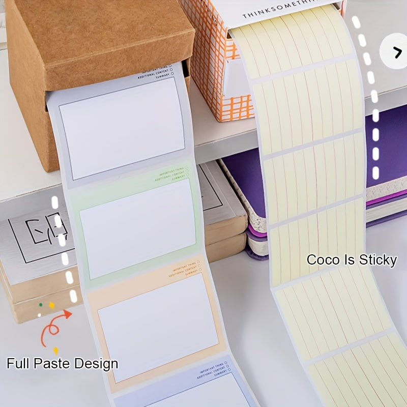 250 Sheets Pull out Sticky Notes Self Stick Sticky Notes Office Supplies