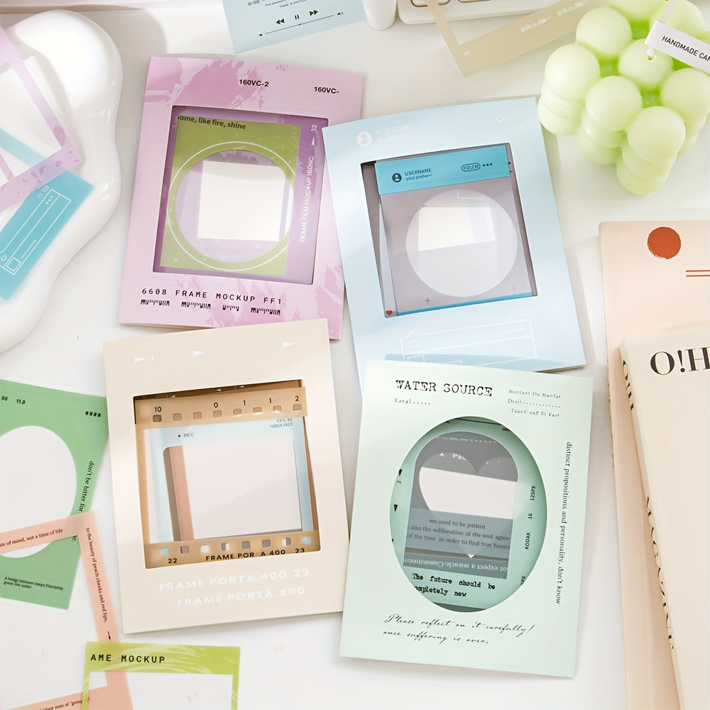 10pcs Border PET Stickers Translucent Music Journal DIY Decoration