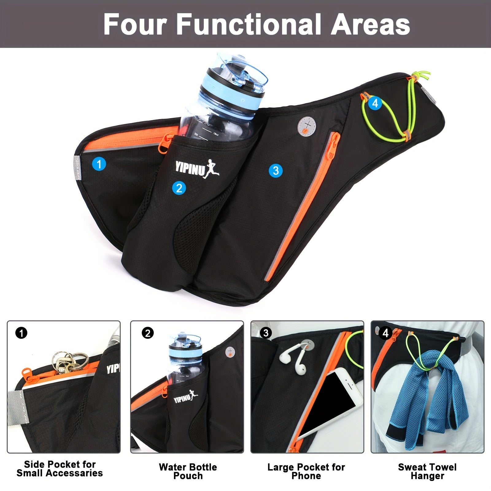 Sport Water Cup Fanny Pack - Stay Hydrated Outdoors