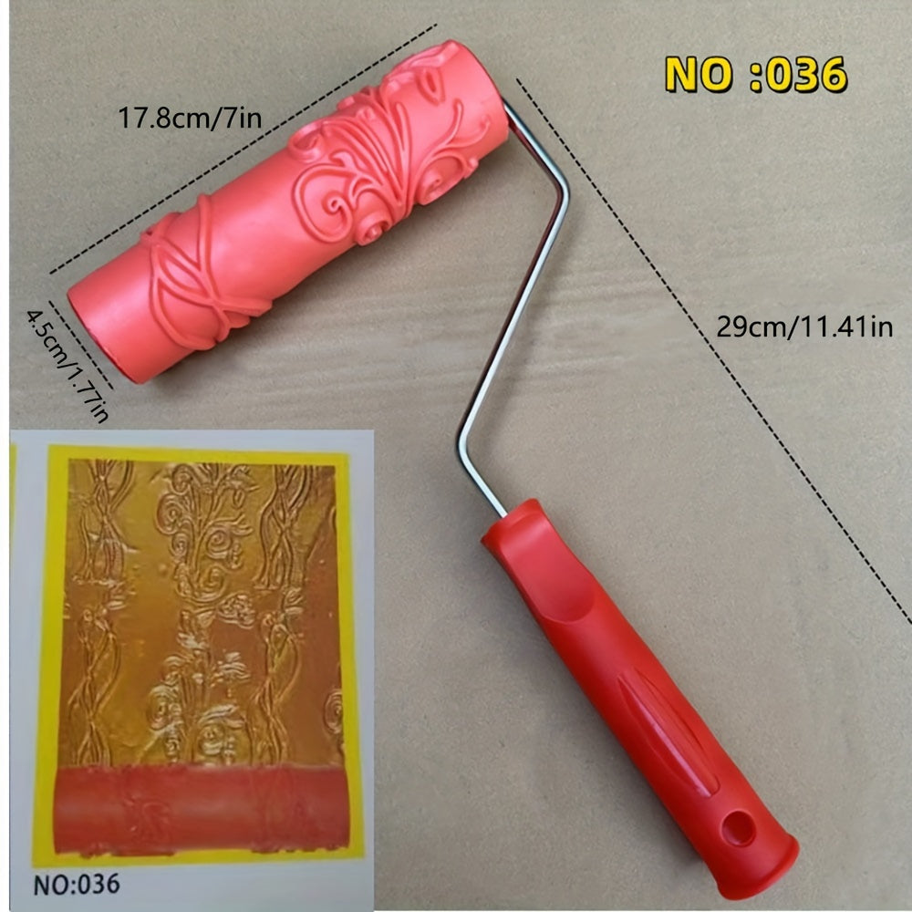 Wood Grain Paint Roller Wall Brush DIY Texture Hand Tool