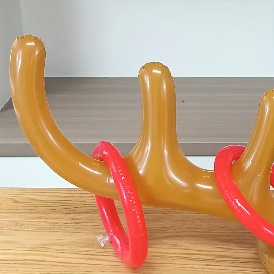 PVC Inflatable Halloween Christmas Party Head Antlers Ferrules