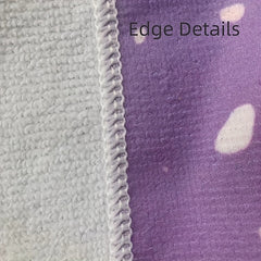 Flamingo Beach Towel Large Microfiber Towel with Sun Protection