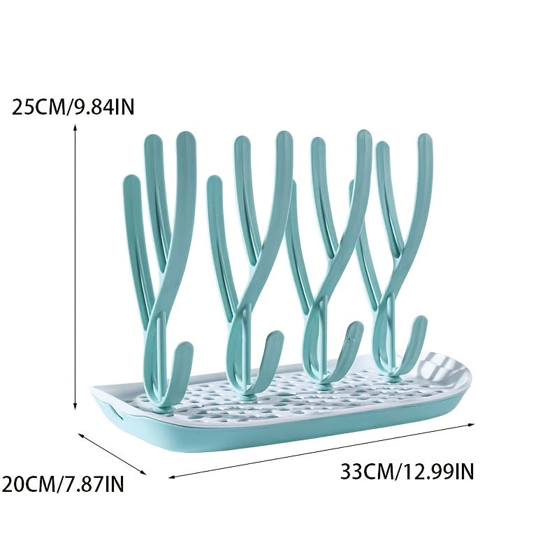 Baby Bottle Drain Rack - Drying & Storage All in One