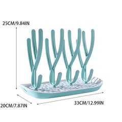 Baby Bottle Drain Rack - Drying & Storage All in One