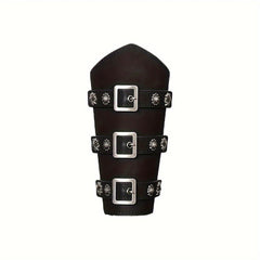 Viking Renaissance Arm Guard Medieval PU Leather Buckle Arm Guard