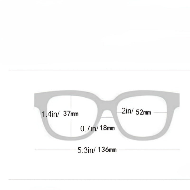 Rectangle Light Blocking Glasses for Women and Men