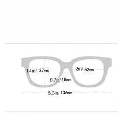 Rectangle Light Blocking Glasses for Women and Men