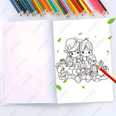 TSC Upgraded Deluxe Golden Hour Painting Coloring Book