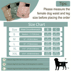 Reusable Male Dog Diapers - Absorbent & Leak Proof Shorts for Puppies