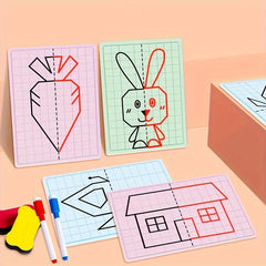 20 Patterns Reusable Lattice Symmetrical Drawing Pen Cards