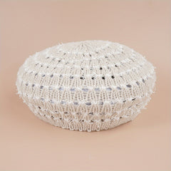 Striped Hollow Beret Hat Summer Breathable All-match Painter Hat