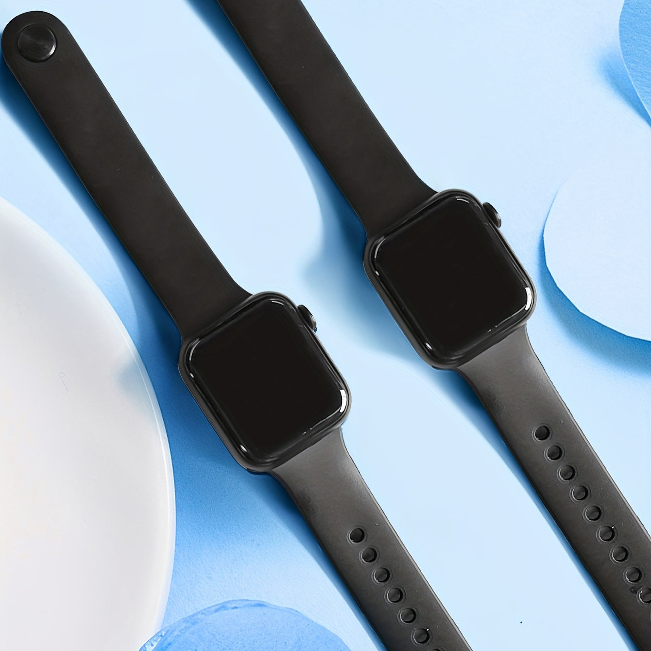 2pcs Sports LED Rolling Watches Non Waterproof