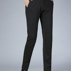 Men's Classic Formal Dress Pants Solid Stretch Business