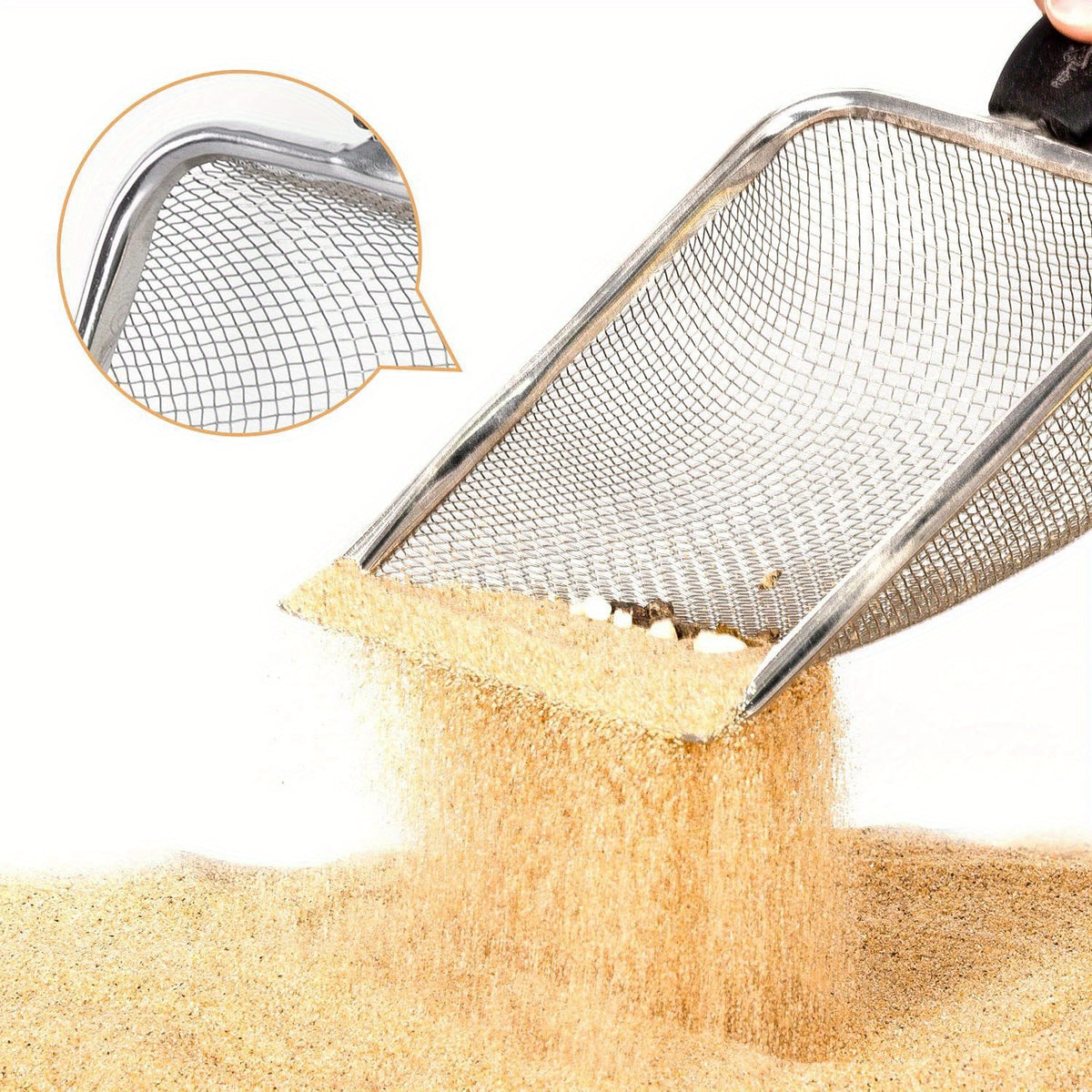 Stainless Steel Cat Litter Scoop Comfortable Handle
