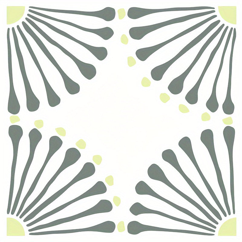 10pcs Boho Floor Tile Sticker Self Adhesive Waterproof Heat Resistant
