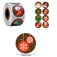 500pcs Christmas Holiday Adhesive Sticker Labels