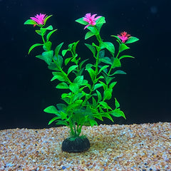 Artificial Plastic Aquarium Plants 7 9in Decoration