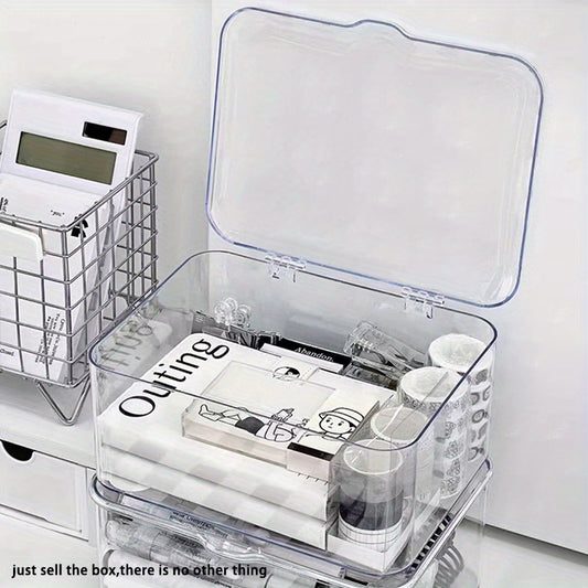 Office Supplies Storage Box Large Capacity for Tidy Workspace