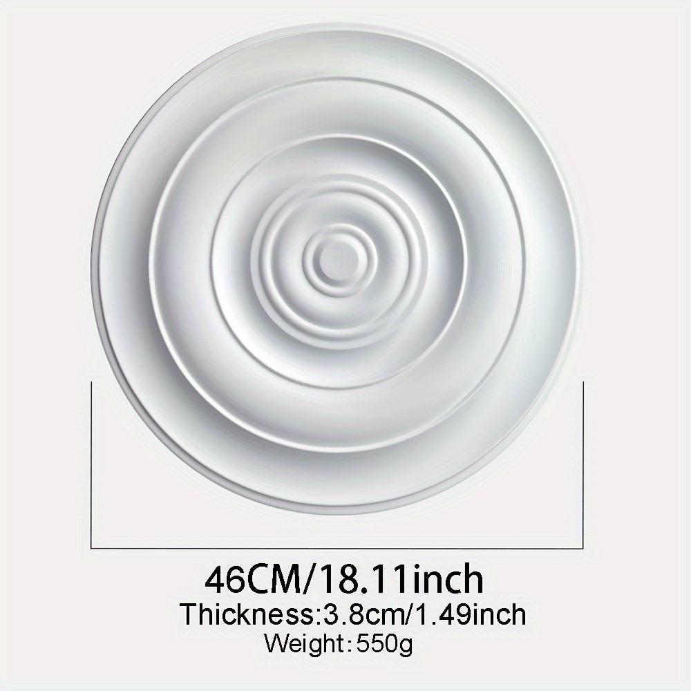 Round Ceiling Plaster Chandelier Base Crystal Lamp Mold