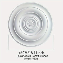 Round Ceiling Plaster Chandelier Base Crystal Lamp Mold
