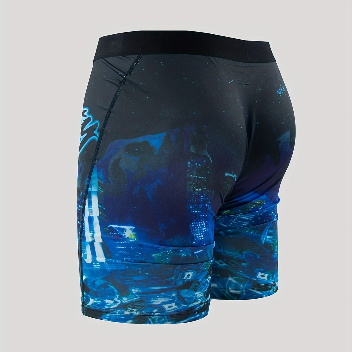 Men's Magic City Print Boxers - Breathable & Stretchy Underwear