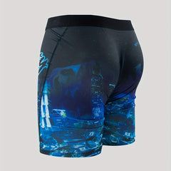 Men's Magic City Print Boxers - Breathable & Stretchy Underwear