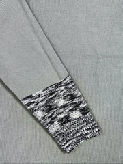  Colorblock Turtle Neck Sweater