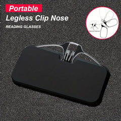 Legless Clip Nose Reading Glasses Ultra Thin Compact Readers Eyewear