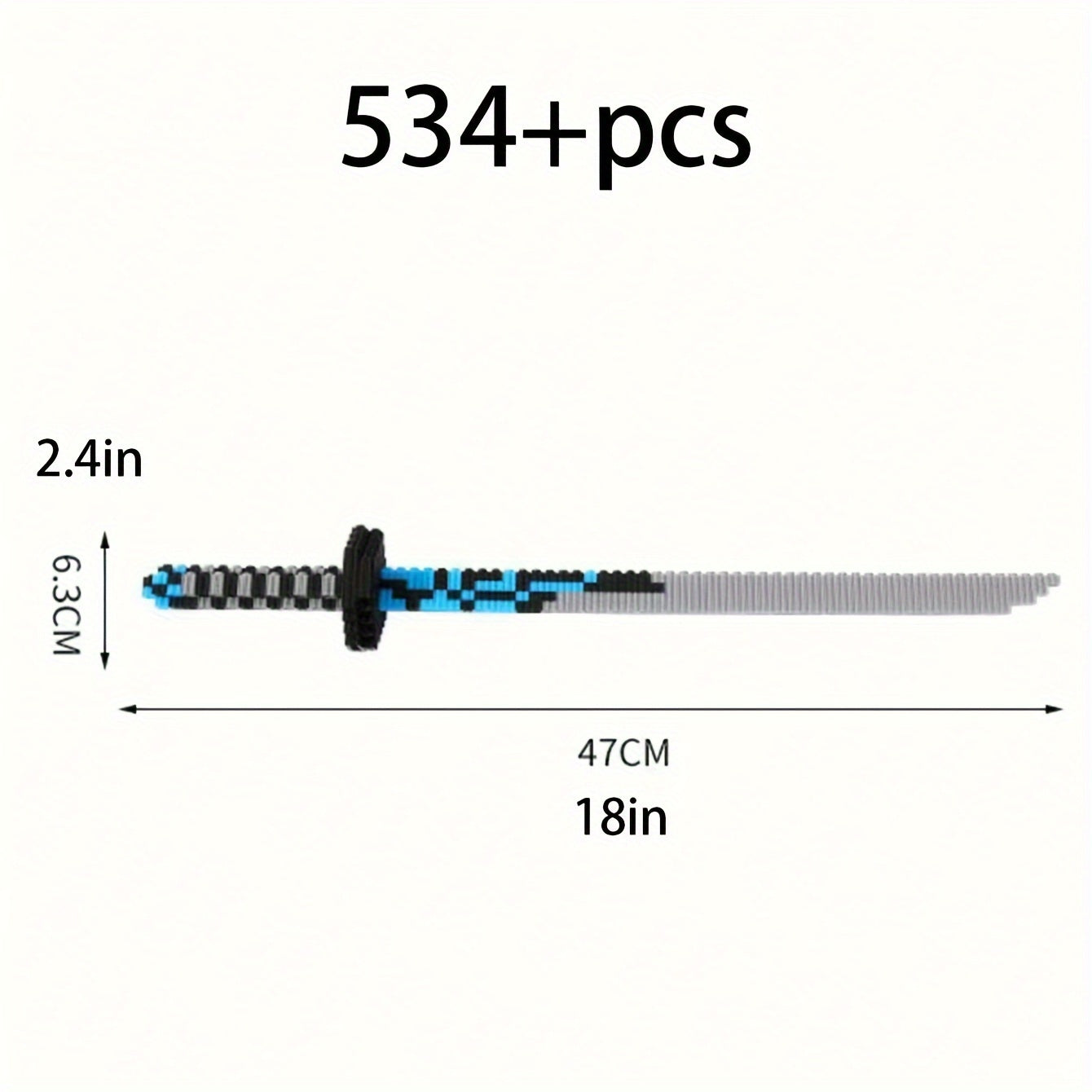 Building Blocks Sheath Sword Holder Model Anime Educational Toys