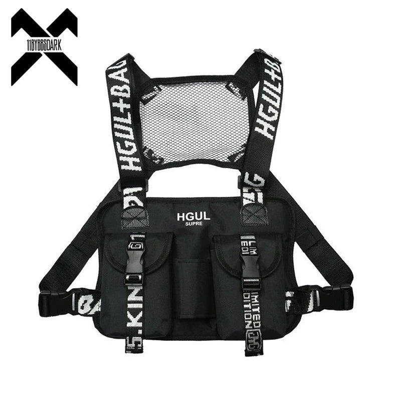 BYBB'S DARK Tactical Shoulder Bag Chest Rig Male Waist Pack Adjustable WB618