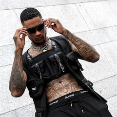 BYBB'S DARK Tactical Shoulder Bag Chest Rig Male Waist Pack Adjustable WB618