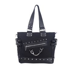 Canvas Rivet Large Tote Bag Lady Shoulder Bag