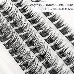 C Curling Lash Clusters 48 Pcs 10-16mm Mix Length
