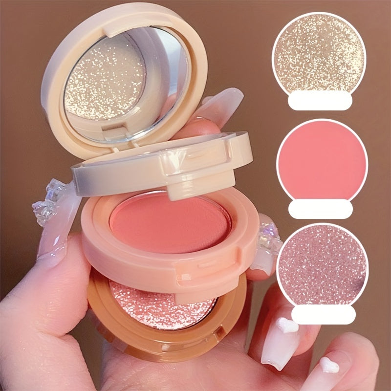 3-Layer Blusher Palette High Gloss Makeup