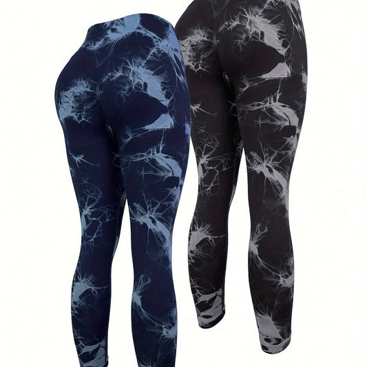 Tie Dye Yoga Pants High Stretch Leggings Women's Activewear