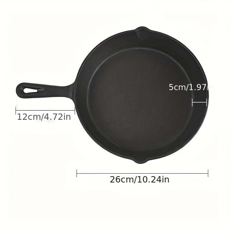 Cast Iron Skillet Frying Pan Pre seasoned Oven Safe Cookware