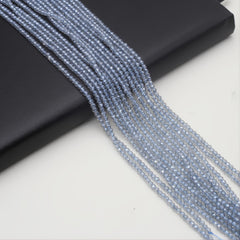 15'' Spinel Plated Faceted Beads for Jewelry Making