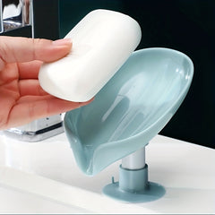 Leaf Shaped Soap Box Drain Soap Teay Countertop Bathroom Accessories