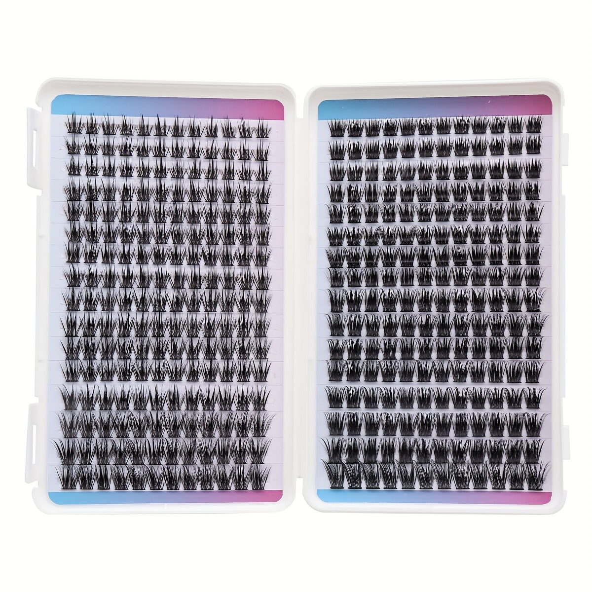 384pcs Lash Clusters DIY Extensions Natural C CurlING Wispy Lashes