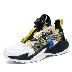 Kid's Street Basketball Shoes With Rotating Buckle