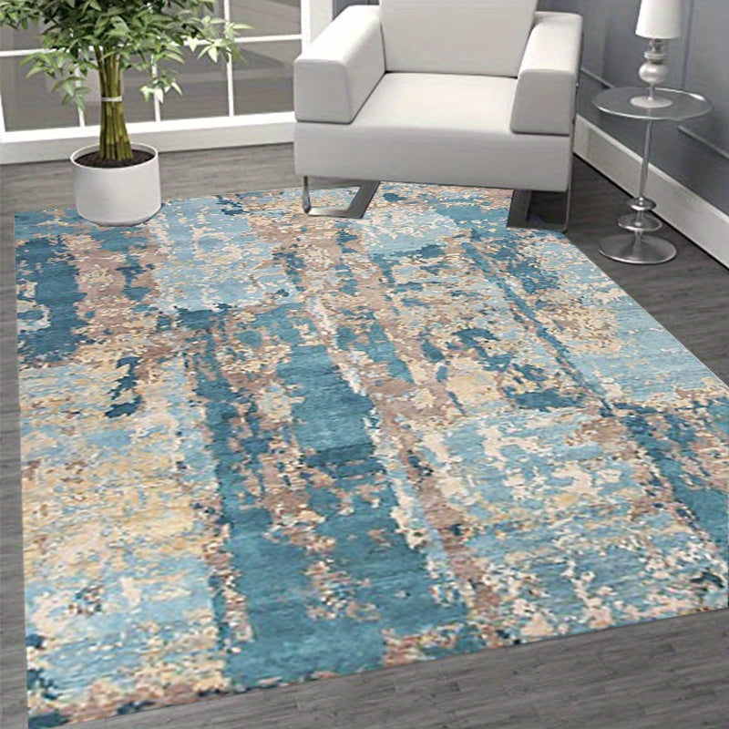 Bohemian Tribal Area Rug Modern Abstract Design