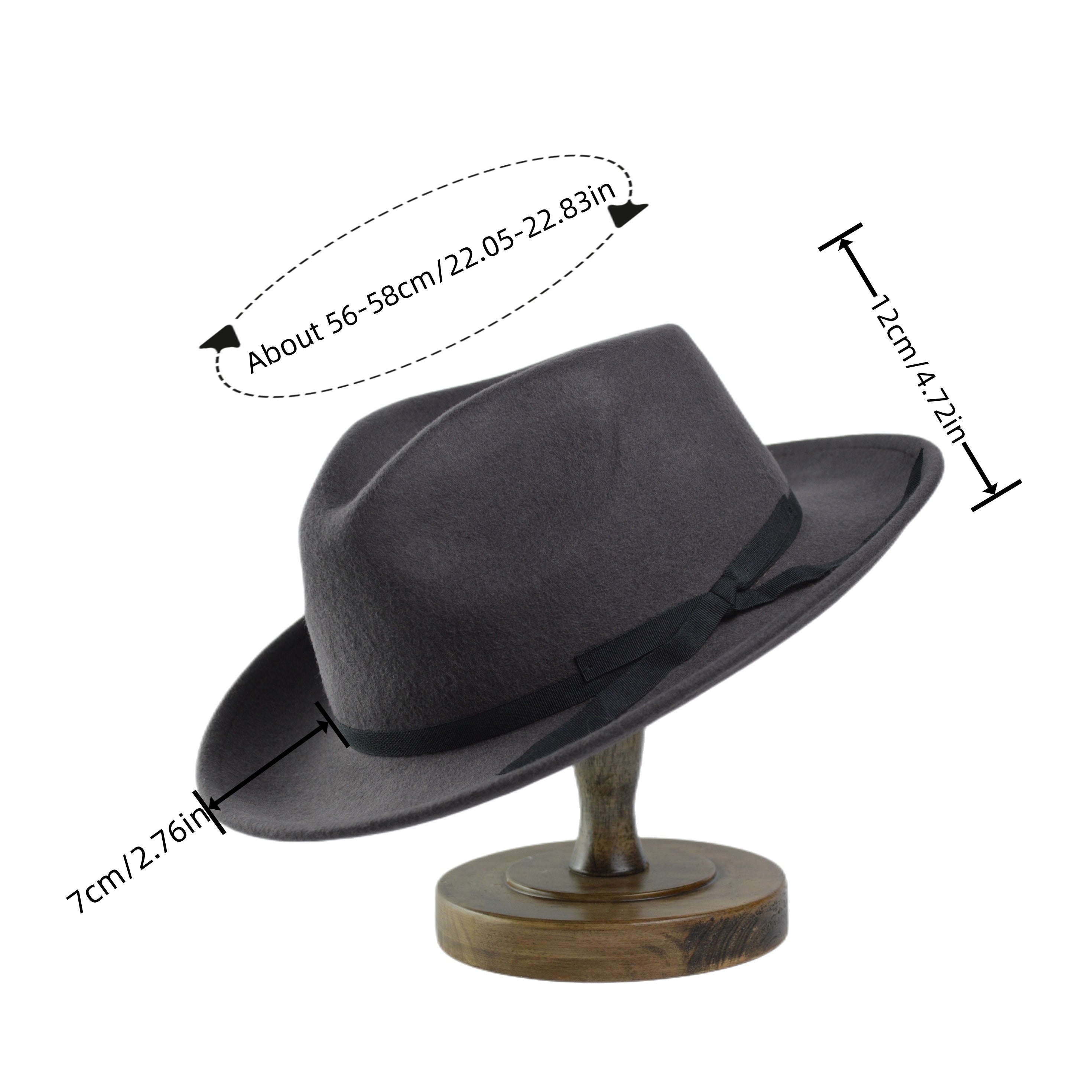 Jazz Hat Felt Bowler Hat Butterfly Belt Accessories