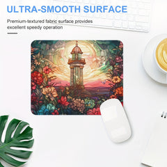 Flower And Lamp Stand Mouse Pad Non Slip Rubber Mouse Mat
